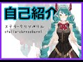 【自己紹介】ステラ・クリソベリルです(੭ु´・ω・\`)੭ु⁾⁾【新人VTuber】
