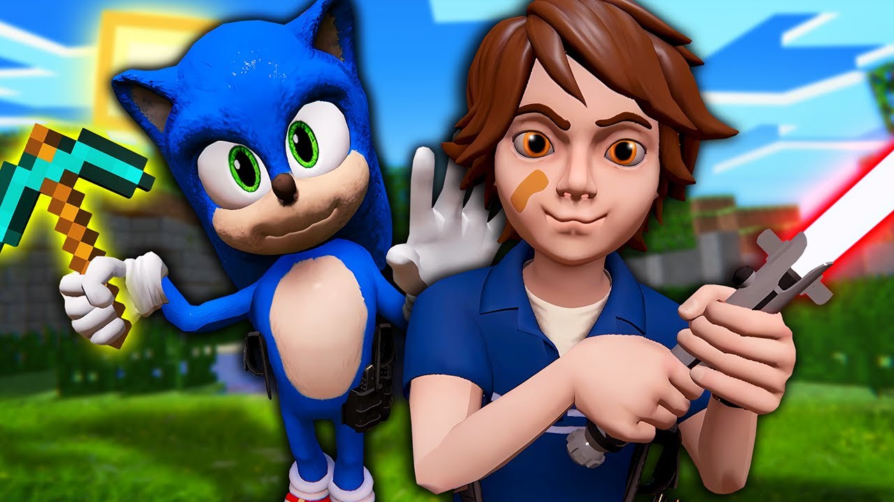 SONIC UCZY SIĘ GRAĆ w MINECRAFT, ALE TO BONELAB!