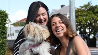 Hanging out with Hanna and Janelle