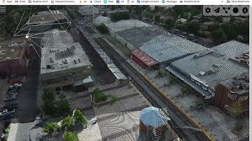 Depth Image Based Rendering of Santa Fe Railyard