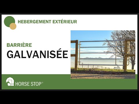 Barriere extensible galvanisée HORSE STOP®