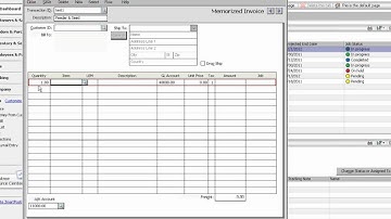 Memorized Transactions in Peachtree Accounting