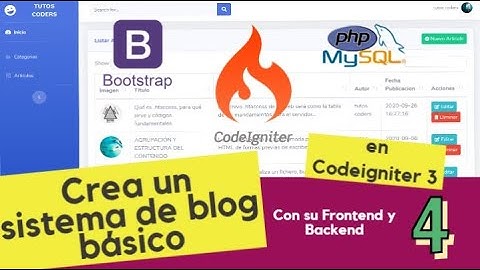 #4 Diseñar la interfaz de login y panel administrativo (backend) - Sistema de blog básico