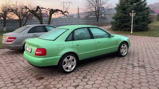 Audi A4 B5 Paradise Green/Paradiesgrün on Parabol/Fat Five Wheels/Felgen LY6K