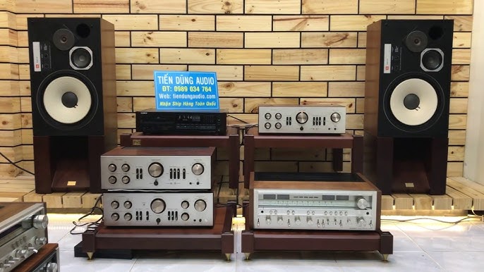Ampli LUXMAN L80V , Loa JBL L100 TEST - YouTube