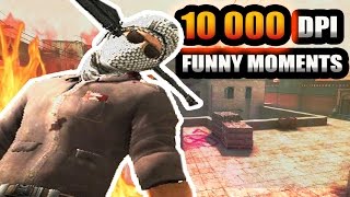 10 000 DPI WTF? - CSGO Funny Moments