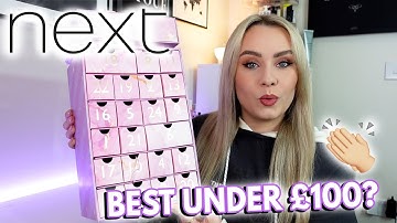 BEST UNDER £100?? ✨ NEXT 25 DAYS OF BEAUTY ADVENT CALENDAR 2024 UNBOXING 💗  | MISS BOUX