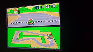 Super Mario Kart SFC Time Trial Mario Circuit 1 Live Demo 0'56