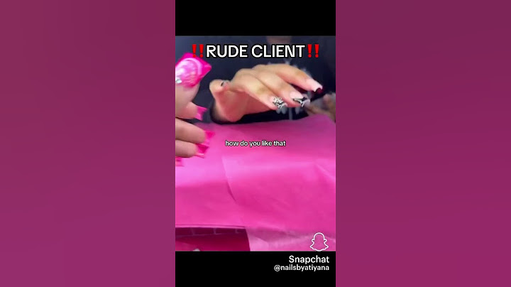 RUDE CLIENT‼️ was I wrong ? #nailsnailsnails