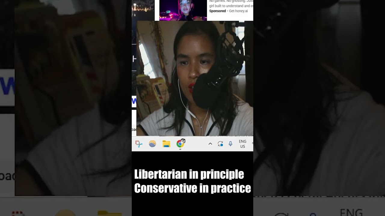 Либертарианец по принципам, консерватор на практике.