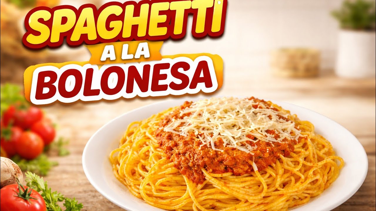 Spaghetti a la boloñesa 