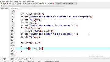 C Program to implement Linear Search || Coding Guide for Beginners|| #programming