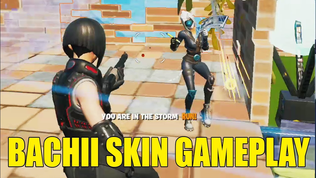 Bachii Skin GamePlay in Fortnite Zone Wars