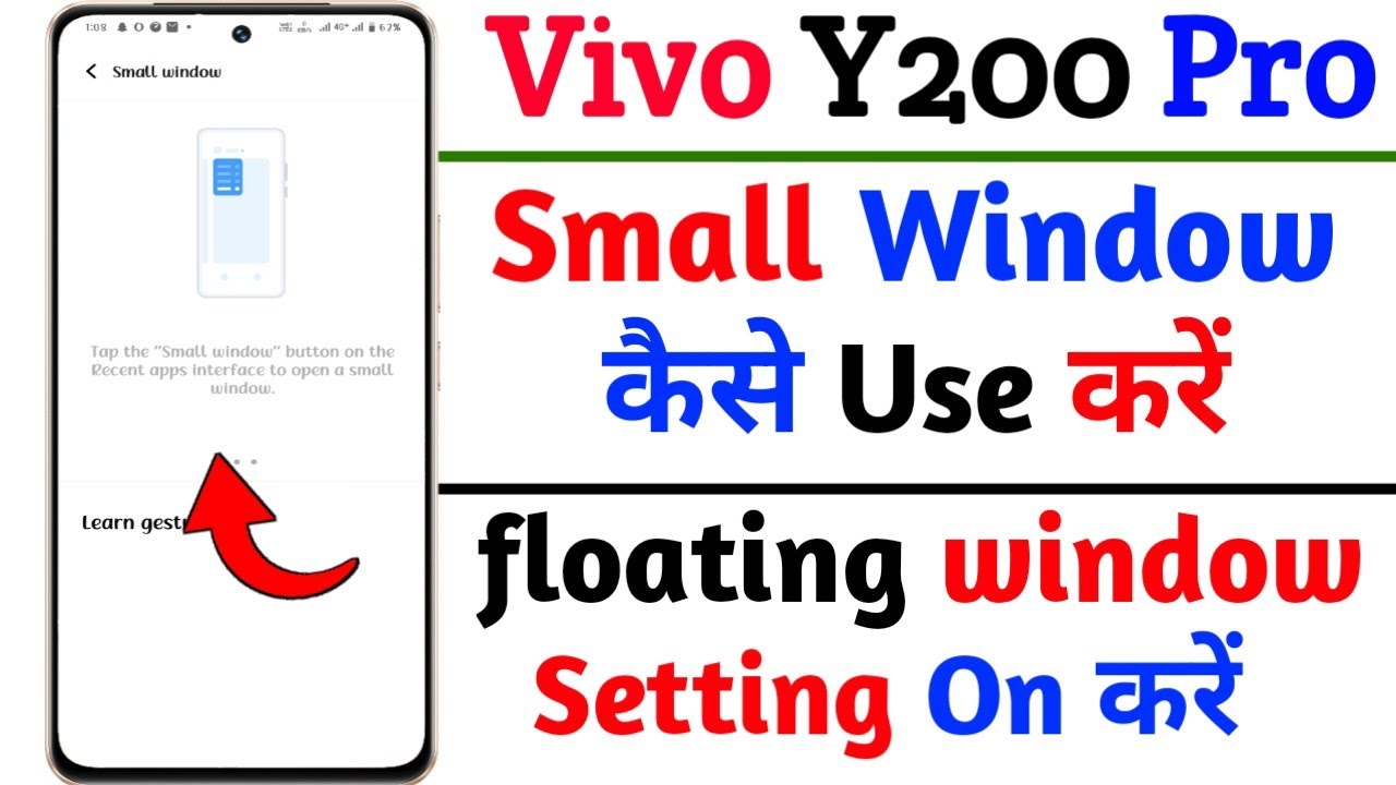 vivo y200 pro flooting window setting kaise kare | vivo y200 pro 5g me ...