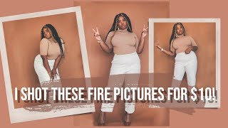 $10 BACKDROP STAND CREATED THIS! || Budget friendly for content creators and business owners