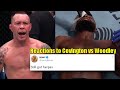 MMA pro's react to Colby Covington's TKO stoppage on Tyron Woodley after 5 round domination