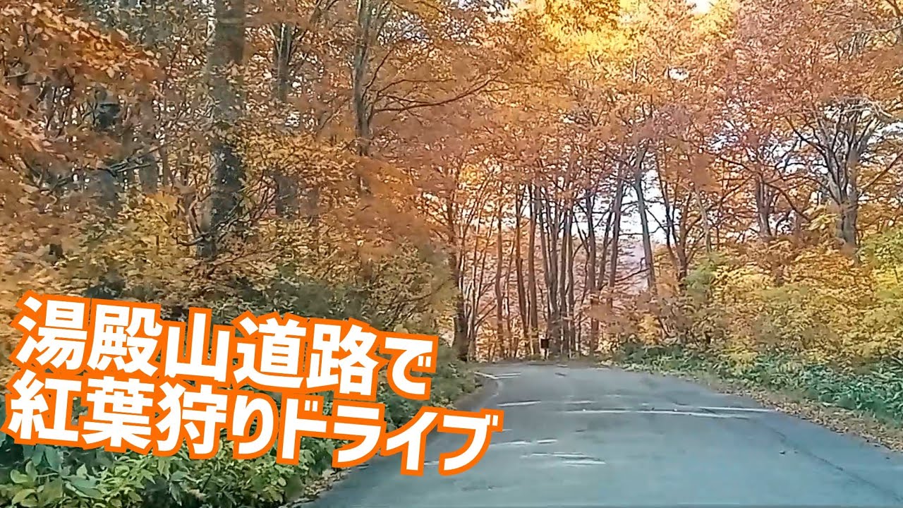 湯殿山道路で紅葉狩りドライブ　山形・鶴岡　〜田舎ドライブ〜