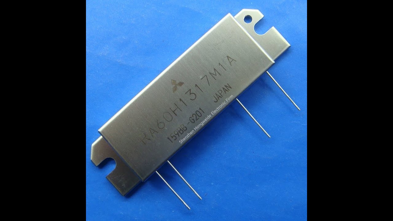 Усилитель мощности радиочастоты 145 МГц на RA60H1317M1A. Внешний вид ...