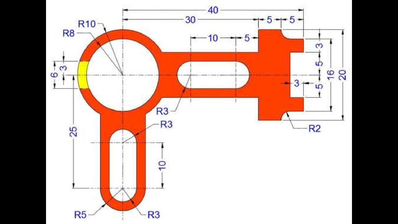 SolidWorks 2D excersise 169
