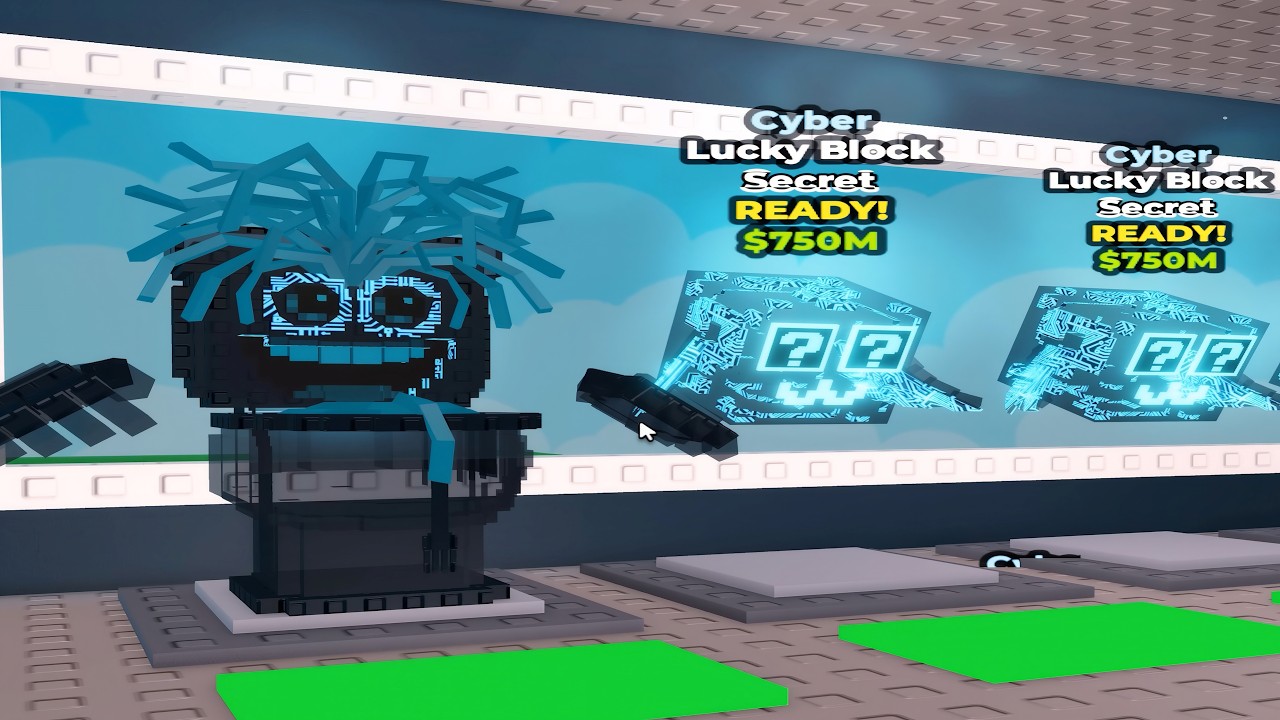 Spending $1,943 on CYBER Secret Lucky Blocks