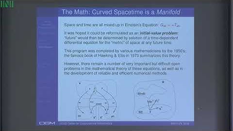 GCSW02 | Prof. Michael Holst | Some Research Problems in Mathematical & Numerical General Relativity