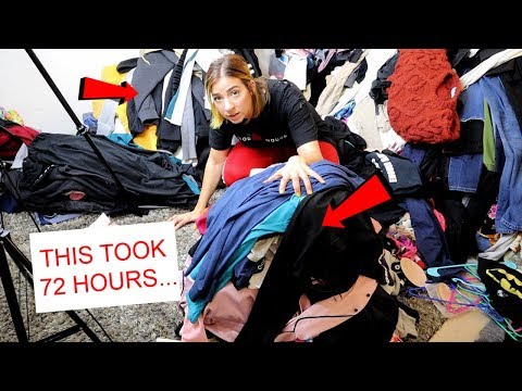 CLEANING OUT MY CLOSET FOR THE FIRST TIME IN 10 YEARS *shocking*