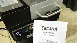 Honest Review Of The Cecarol Portable Wood Pellet Grill! / PID Controller With Lots of Smoke!