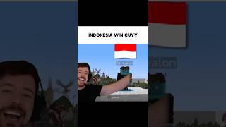 Indonesia menang lomba build MrBeast 🗣️💯 #meme #minecraft
