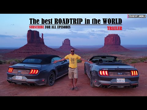 EPIC 9000 mile ROADTRIP in the USA 🇺🇸 | TRAILER  | Two Mustang GT's having fun - The beginning of..