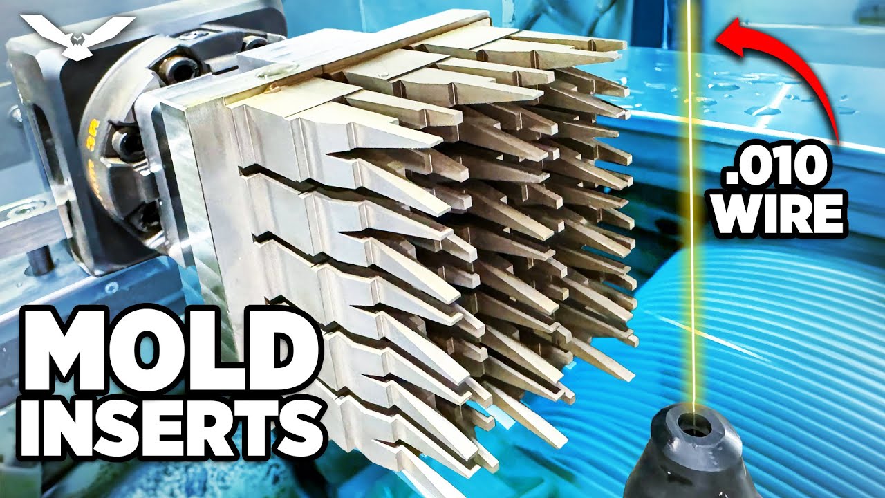 Machining 15 FLAWLESS Parts Using a Brass Wire - YouTube