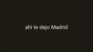 Te Dejo Madrid - Shakira (Lyrics) chords