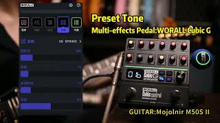 Ultimate WIRELESS Guitar Rig! WORALL Cubic G Multi-Effects (No Cables Needed)
