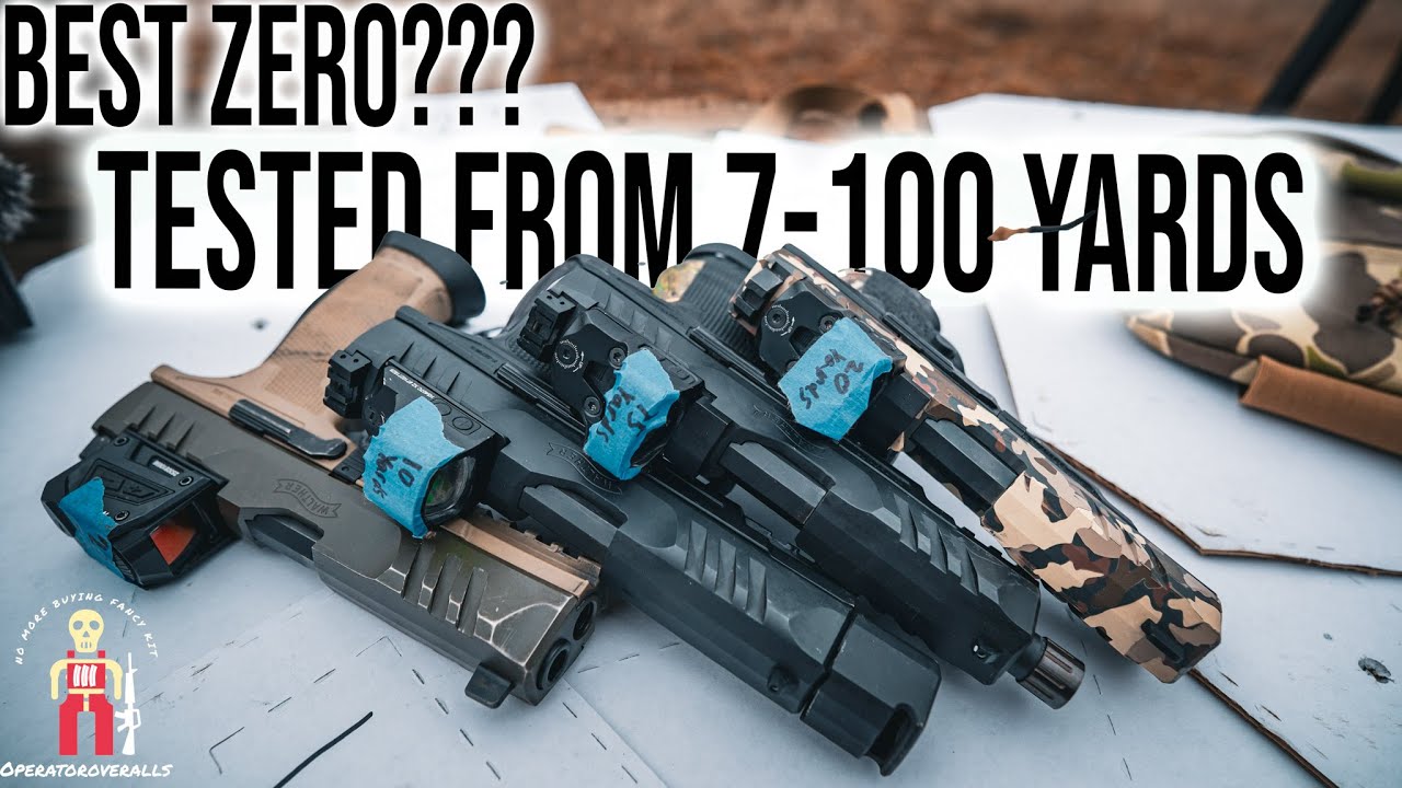 На какой дистанции пристреливать пистолет?