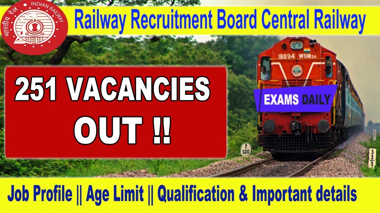 RRC Recruitment 2019 OUT || Apply Online 251 Clerk Vacancies ||Examsdaily