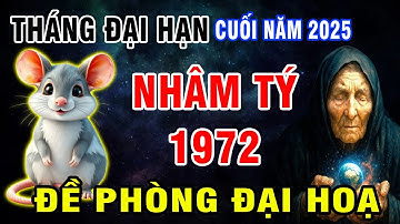 Tuổi Nhâm Tý 1972 Cuối Năm 2025 Biết Sớm THÁNG ĐẠI HẠN NÀY Gặp Hung Hóa Cát Đổi Đời Giàu Có