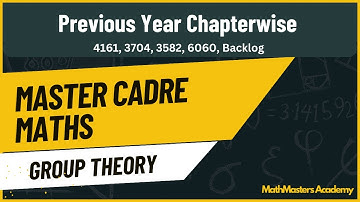 Group Theory || Master Cadre Math Punjab || Previous Year Questions