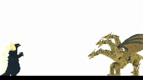 Space Godzilla vs Keizer Ghidorah