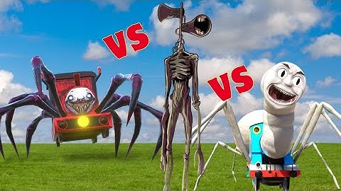 Siren Head Vs Thomas exe! Vs Choo Choo Charles Found on Google Earth & Google maps!