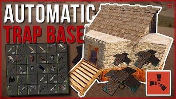 RUST | AUTOMATIC LANDMINE TRAP BASE! | Rust Trap Base Gameplay