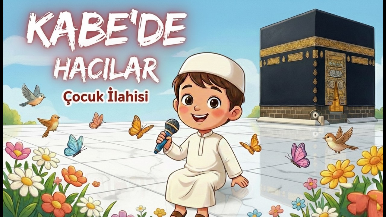 Kâbe'de Hacılar Hû Der Allah 🕋 | Çocuk İlahileri | Dini Çocuk Şarkısı | Ömercik