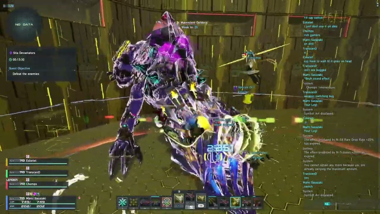 [PSO2:NGS] Stia Devastators: Rugged Talis/Boots/Blades 