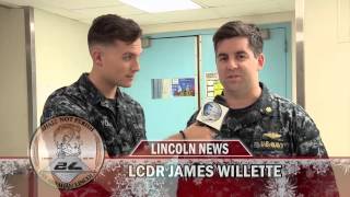 USS Abraham Lincoln Sailors Answer Questions about the Holiday Season