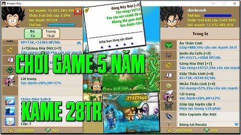 Người Con Gái Chơi Game Ngọc Rồng Tâm Huyết Nhất ....ACC GAME KHỦNG ..Kho Cải Trang Vạn Người Mê