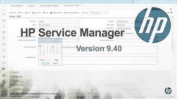 HP Service Manager 9.40 - Change and Release Management