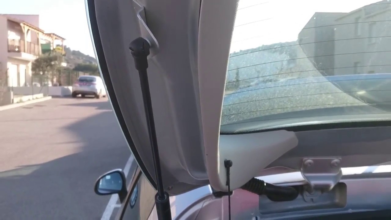 Peugeot 206 hdi - Changer les vérins du hayon 