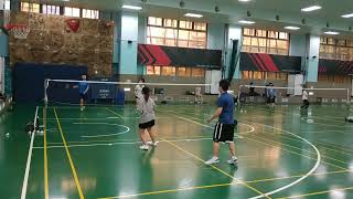 1110610 初階友善羽球運動場 第2-2場 勝子軒 小靈 VS Joe 安安