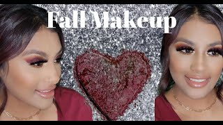 Burgundy Eyeshadow and Makeup Tutorial | Morphe