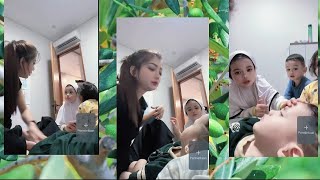 Big sister Nay is smart at persuading her little sister who just fell♥️🫰