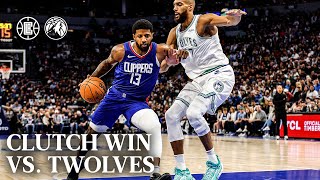 Clutch Win vs. Timberwolves Highlights | LA Clippers