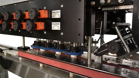glass jars high speed screw capping machine with automated caps feeder system